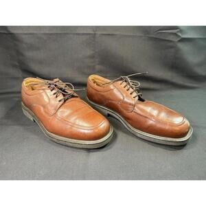 Covington Shoes Mens Size 9.5 Brown Leather Oxford Comfort Lace Up Dress Work‎